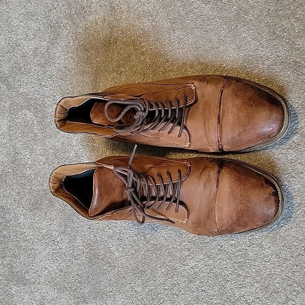 Steve Madden size 13 leather boots